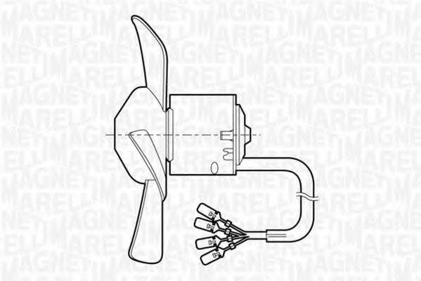 MAGNETI MARELLI 069401252010 Вентилятор салону