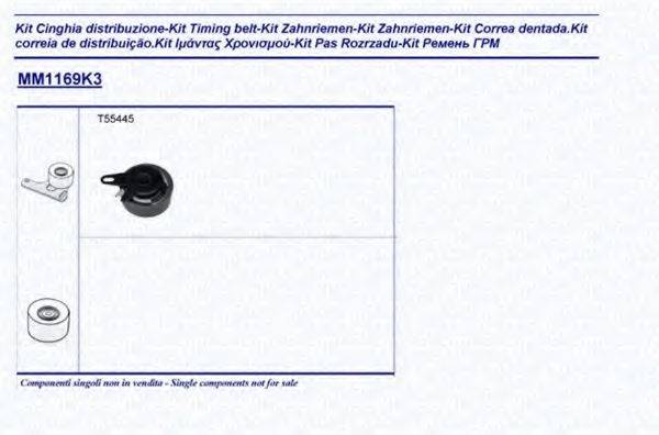 MAGNETI MARELLI 341311691103 Комплект ременя ГРМ