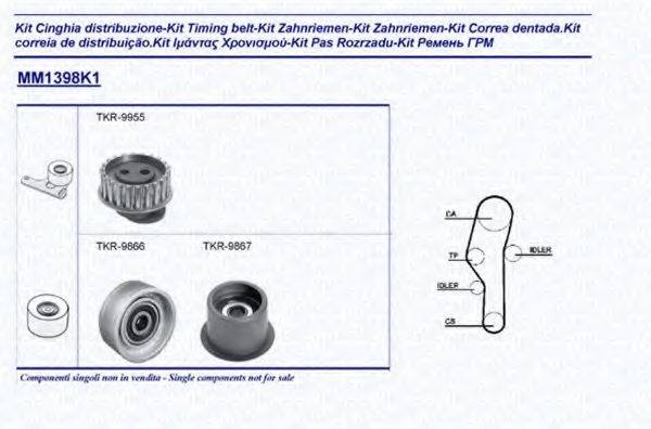 MAGNETI MARELLI 341313981101 Комплект ременя ГРМ